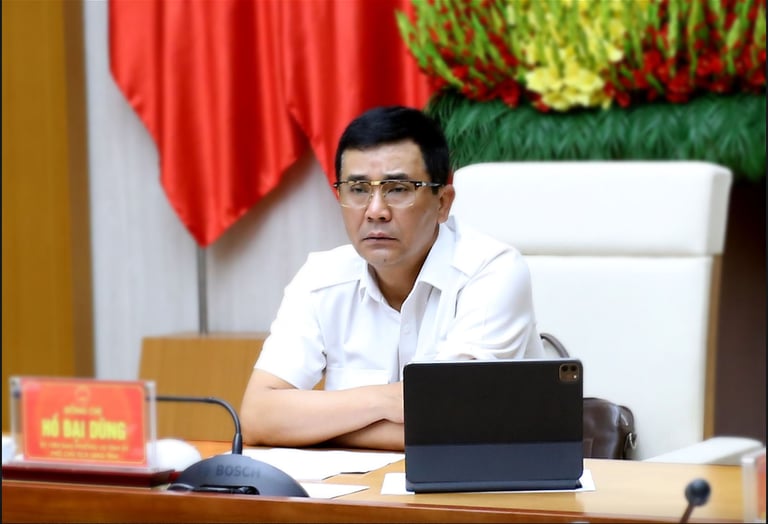 Ông Hồ Đại Dũng bị truy tố vì tham gia đánh bạc - Ảnh: Cổng TTĐT Phú Thọ