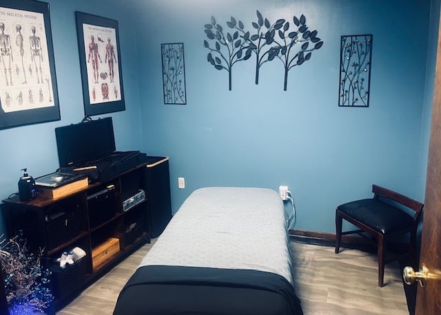 Therapeutic Massage and Holistic Bodywork Treatment Room