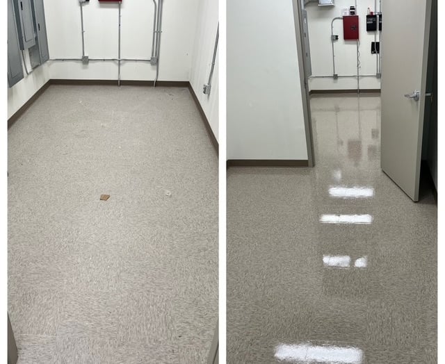 "Floor Cleaning Services in Daytona Beach, FL by TEC Floor Services."