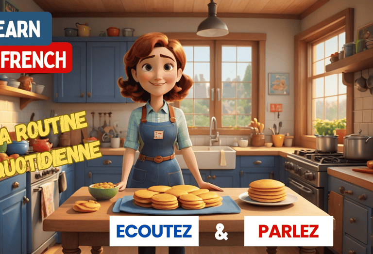 How to talk about daily routine in French