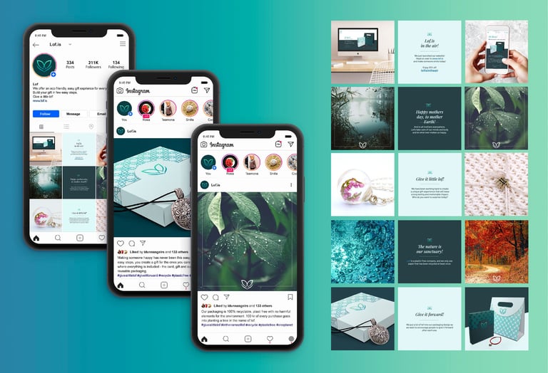 Social media design for LOF