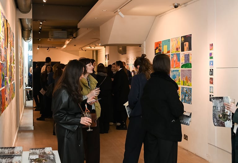 people visiting the exhibition