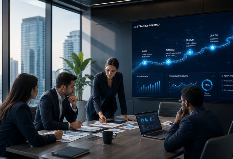 Tailored AI-driven roadmaps to align technology solutions with your business goals.