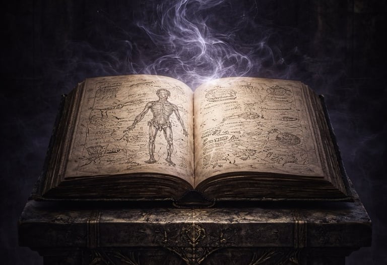 Undead Lore Necromancers Tome Large