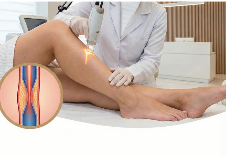 Laser para tratamento de varizes