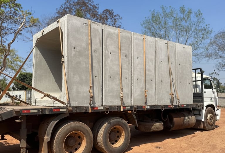 Aduelas de concreto - Traço Pré-Moldados