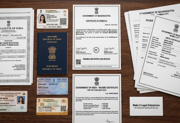 gazette status check name change aaple sarkar religion change dob bob gzt vid seo google search IPL 