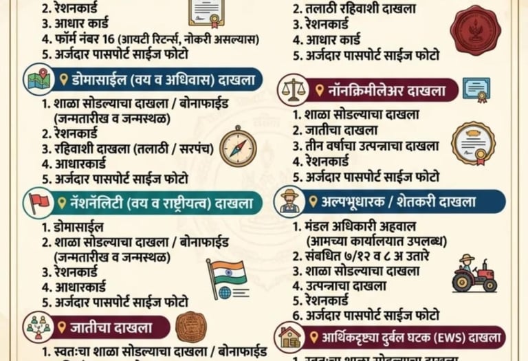 tehsildar csc vle senior citizen card SC income ration card, school LC LIC legal affidavit notary fb