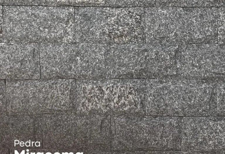 pedra miracema cinza serrada 11,5x23 para piso ou parede interna e externa. rústico elegante calçada