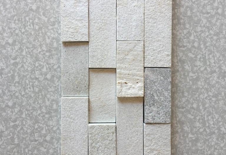 pedra são tomé filete branco em placas ou solto, fácil instalar, direto da fábrica jazida própria