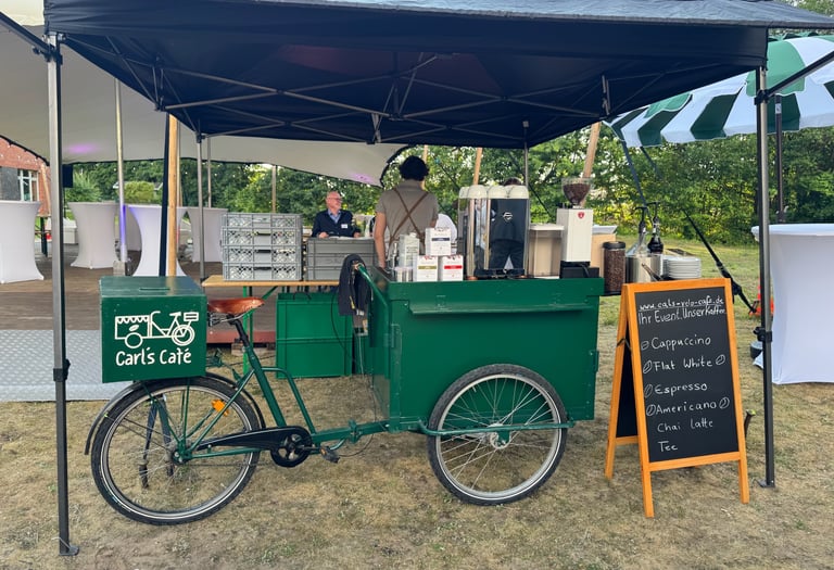Coffebike auf einem Sommerfest