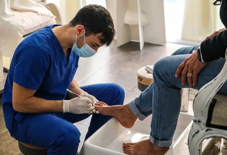 Podólogo a domicilio en Valencia para tratamientos avanzados