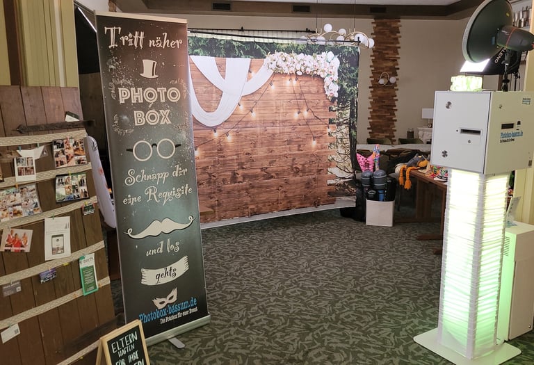 Mein Setup der Fotobox im Gasthaus Freye