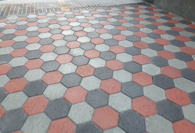 Paver colorido - Traço Blocos