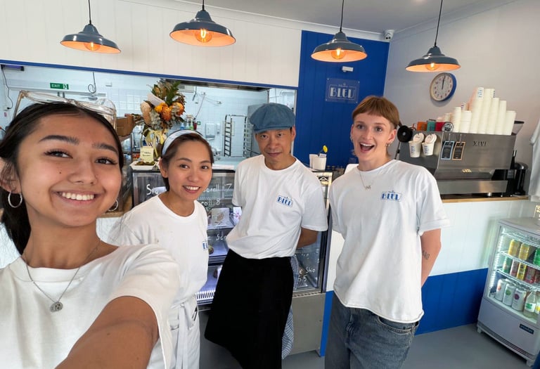 The Patisserie BLEU Team.