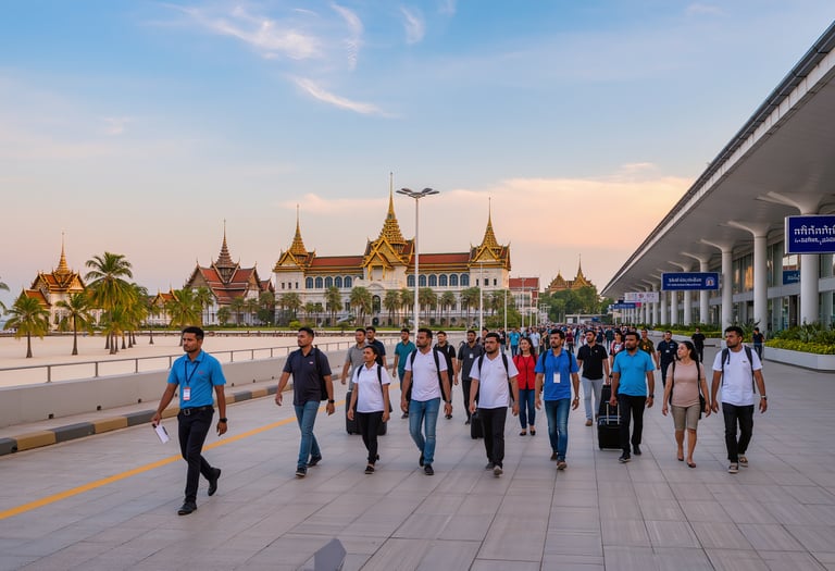 Thailand sightseeing experience with guided group support