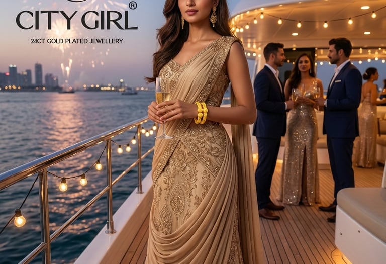 Affordable 18K gold plated bangles— bridal party, daily wear by City Girl Jewellery