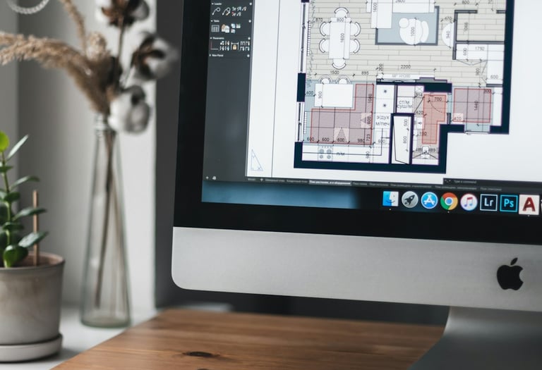 Plan 2D et scénario de rénovation énergétique