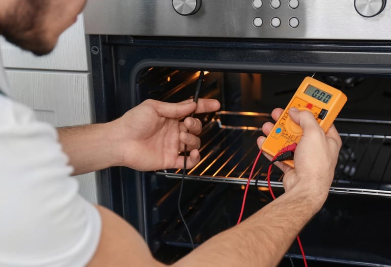 Elektromos sütő, főzőlap beépítés