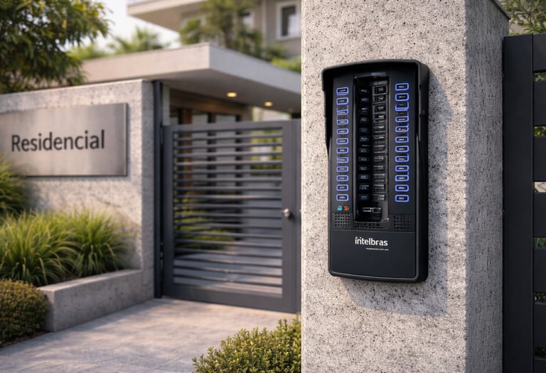 instalação de interfone coletivo para pequenos e grandes condominio