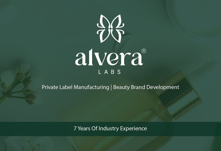 alveralabs experienced cosmetics manufacturer 
