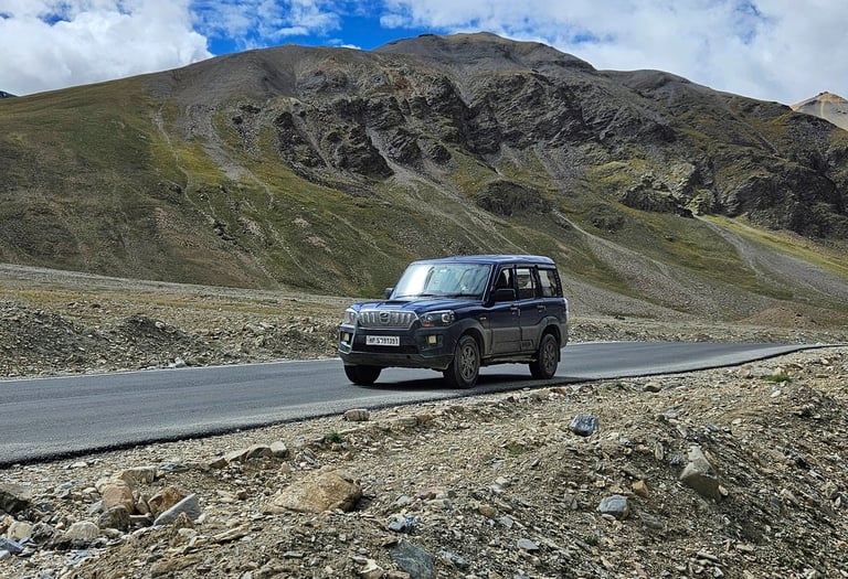 SUV used on Mahseer Fishing trips.