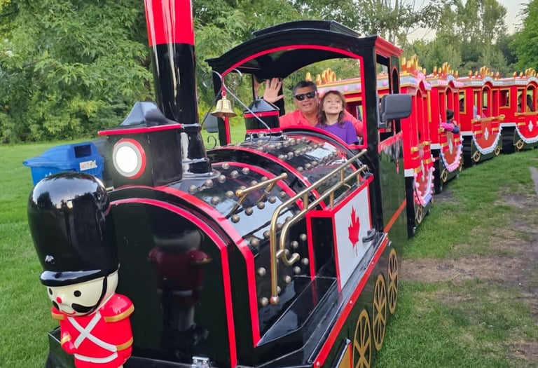 Trackless train rental delivering across Ontario, Toronto and the GTA.