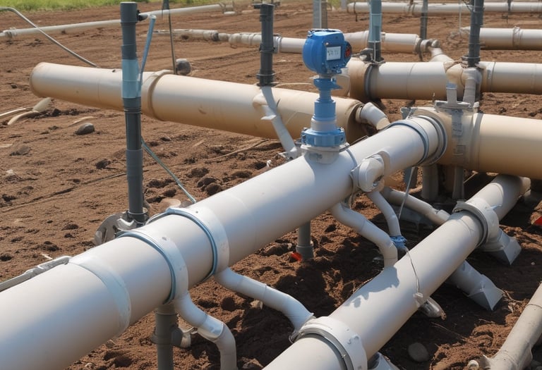 A large gray industrial electrical panel with an on/off switch is mounted on the side of a gray wall. Above the panel are multiple electrical conduits running upward. The surrounding area appears to be a utility or storage room with a wooden board and some equipment in the background.