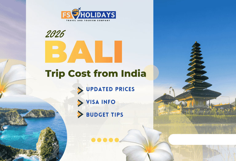 Bali Trip Cost from India (2026 Guide)
