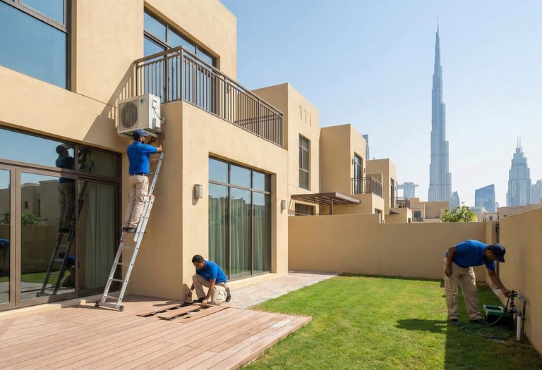 jumeirah villa repair and refresh