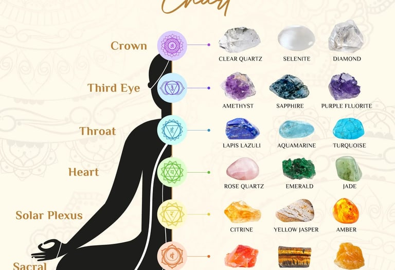 Crystals are best tool for chakra healing