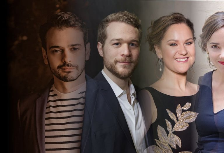 Photo des membres du quatuor