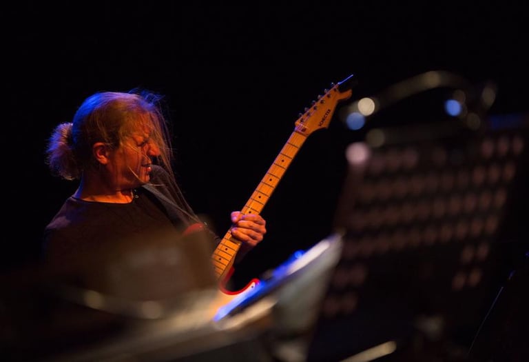 Mathieu Parcheminal guitariste Maniwata Gospel & Soul Touraine rochecorbon Tours Amboise Blois