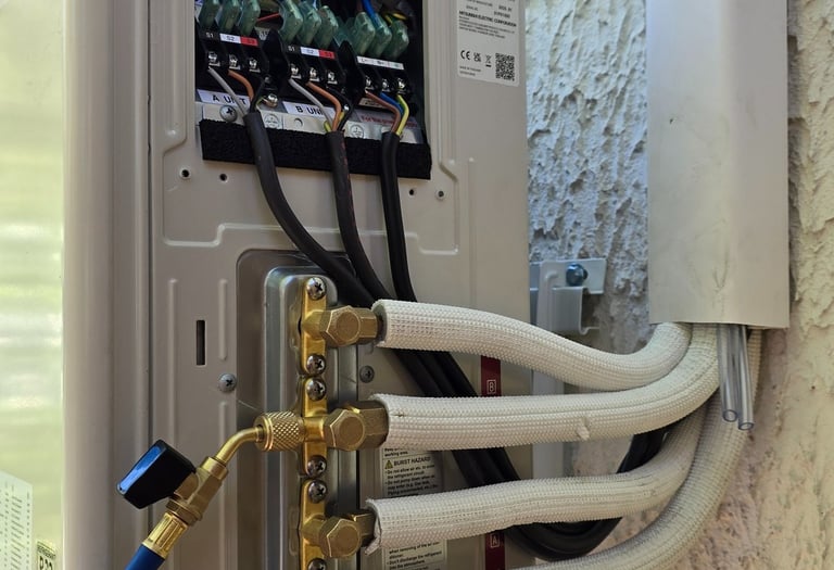 Mise en service bisplits Heiwa