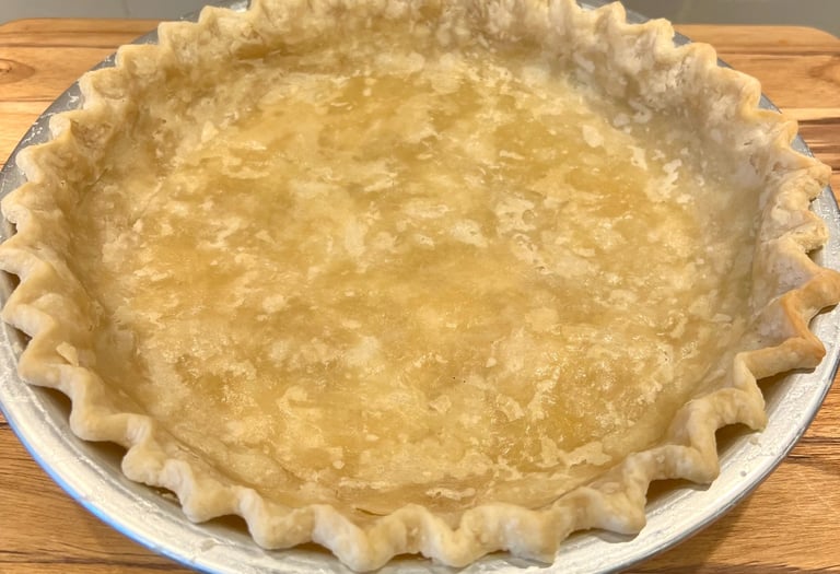 Blind Baked Pie Crust
