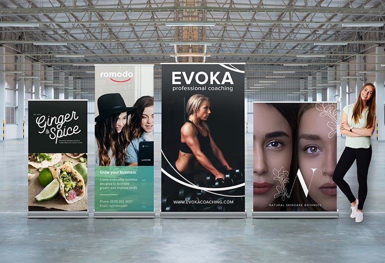 Rollup banners for events printing needs