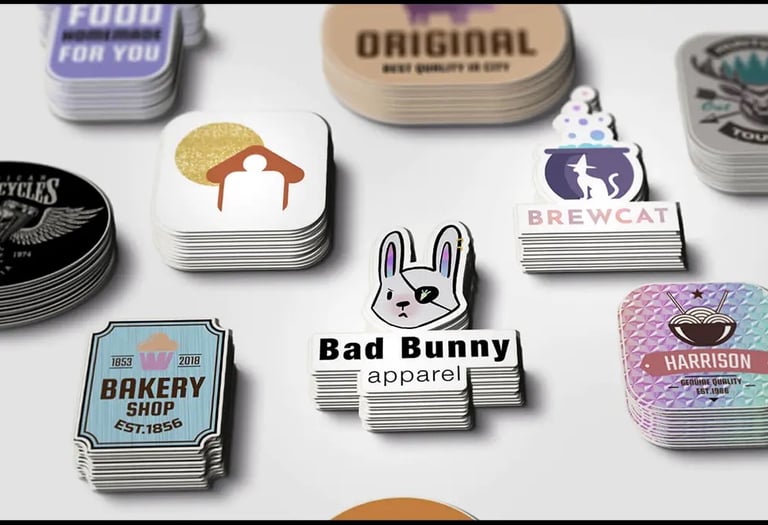 Custom stickers merchandise