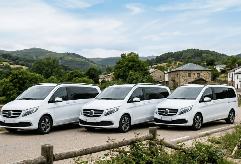 Furgonetas Mercedes flota Taxi Rural