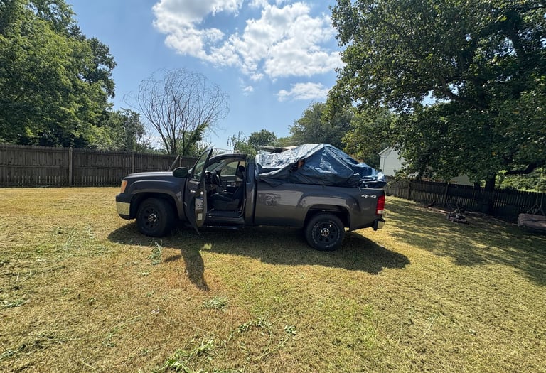 Yard waste removal and gutter cleaning with seasonal cleanup services in Southern Maryland provided 