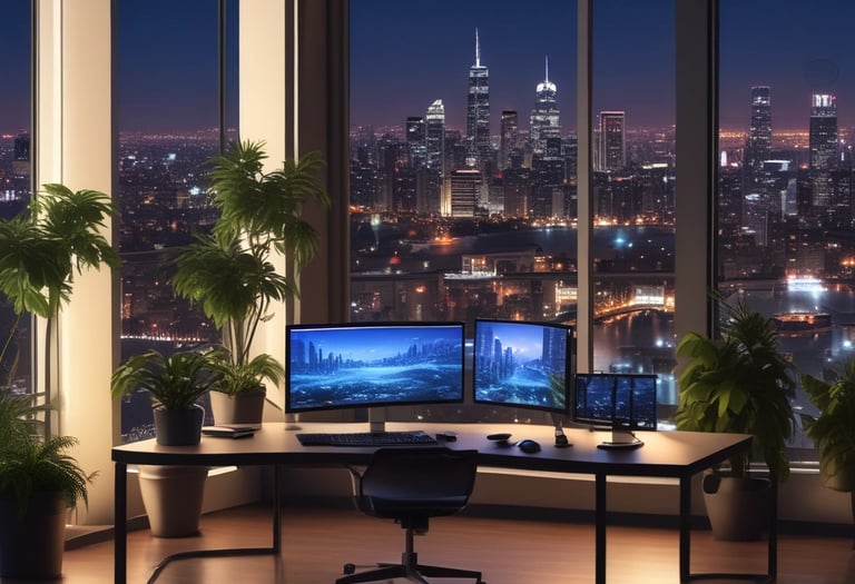 a person's feet resting on a computer screen