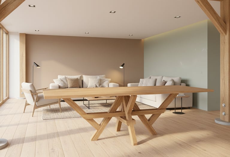 Pied de table moderne