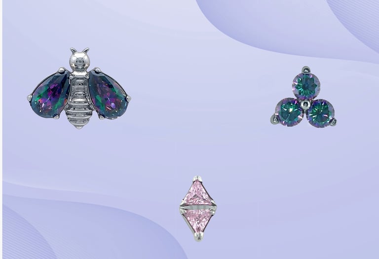 Ear piercing jewellery