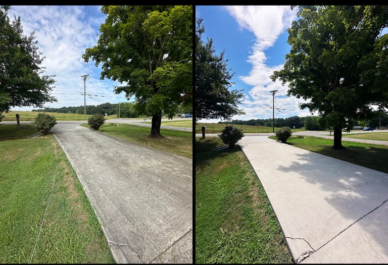Concrete cleaning