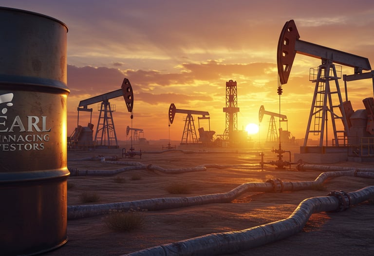 oil pumps in the middle of a desert