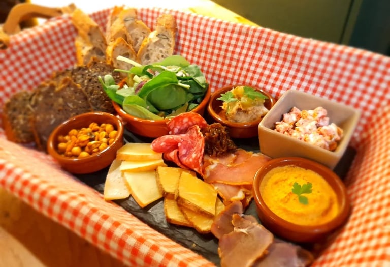 Planche apero en option fait maison bio local