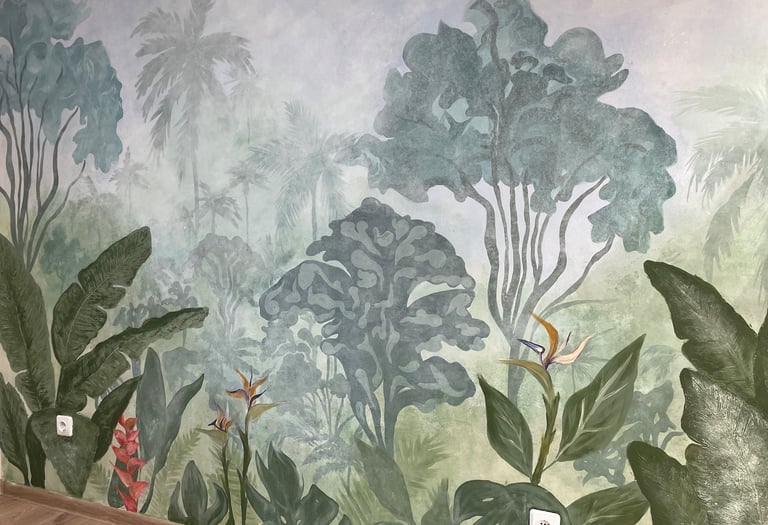 Sienų tapyba ir paveikslai - išskirtiniai interjero akcentai