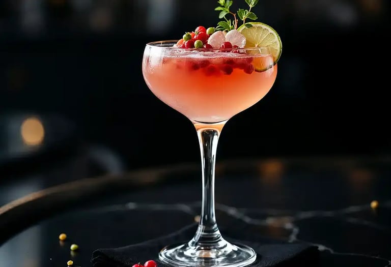 signature cocktail by premium mixologist