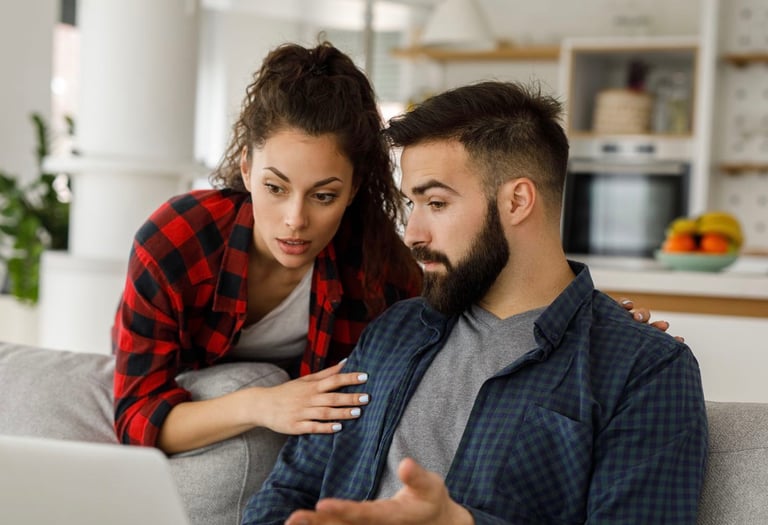 couple talking