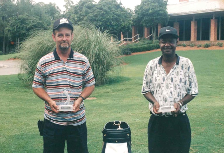 Par Four Golf Club image of two golf winners