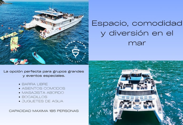 a boat with people on it and a boat in the water